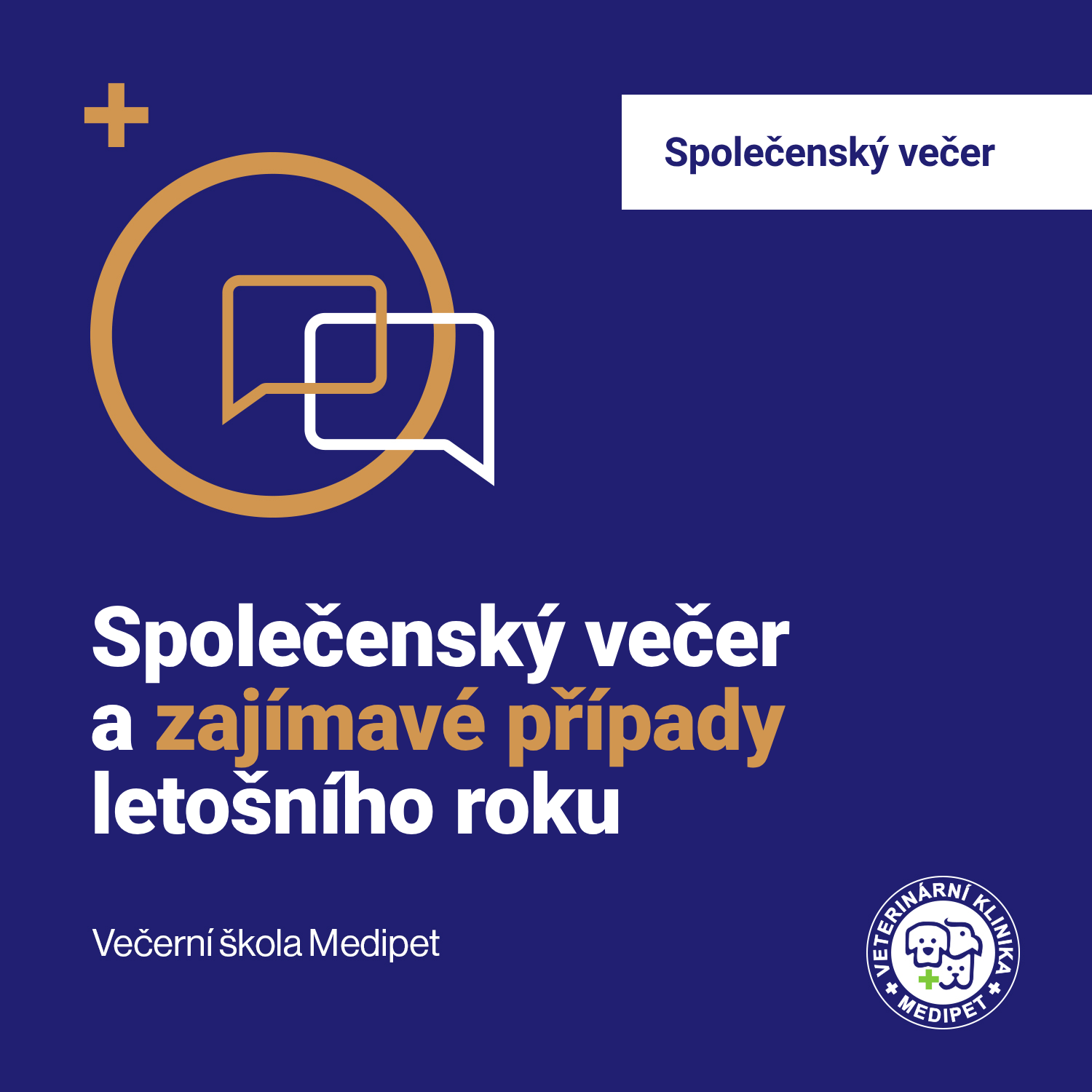 Společenský večer - zajímavé případy letošního roku | Veterinární klinika Medipet Zlín